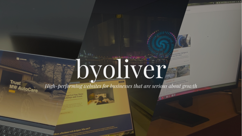 how to make a website for a business - byoliver's guide