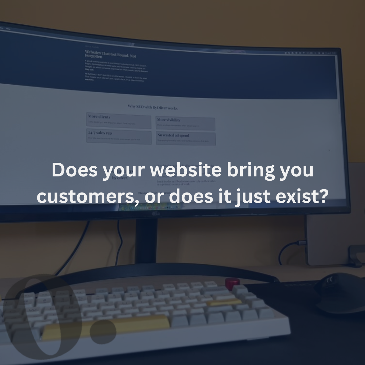 why isn't my website bringing in customers