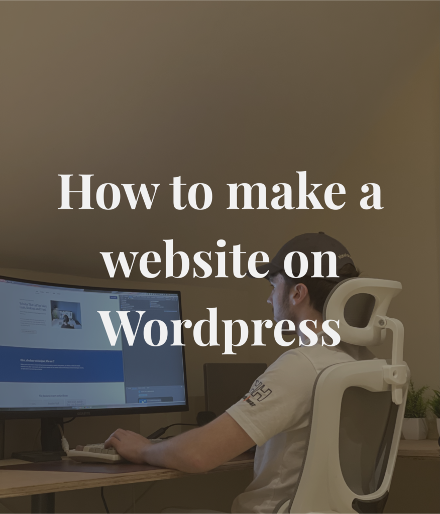 How to make a website on wordpress thumbnail graphic