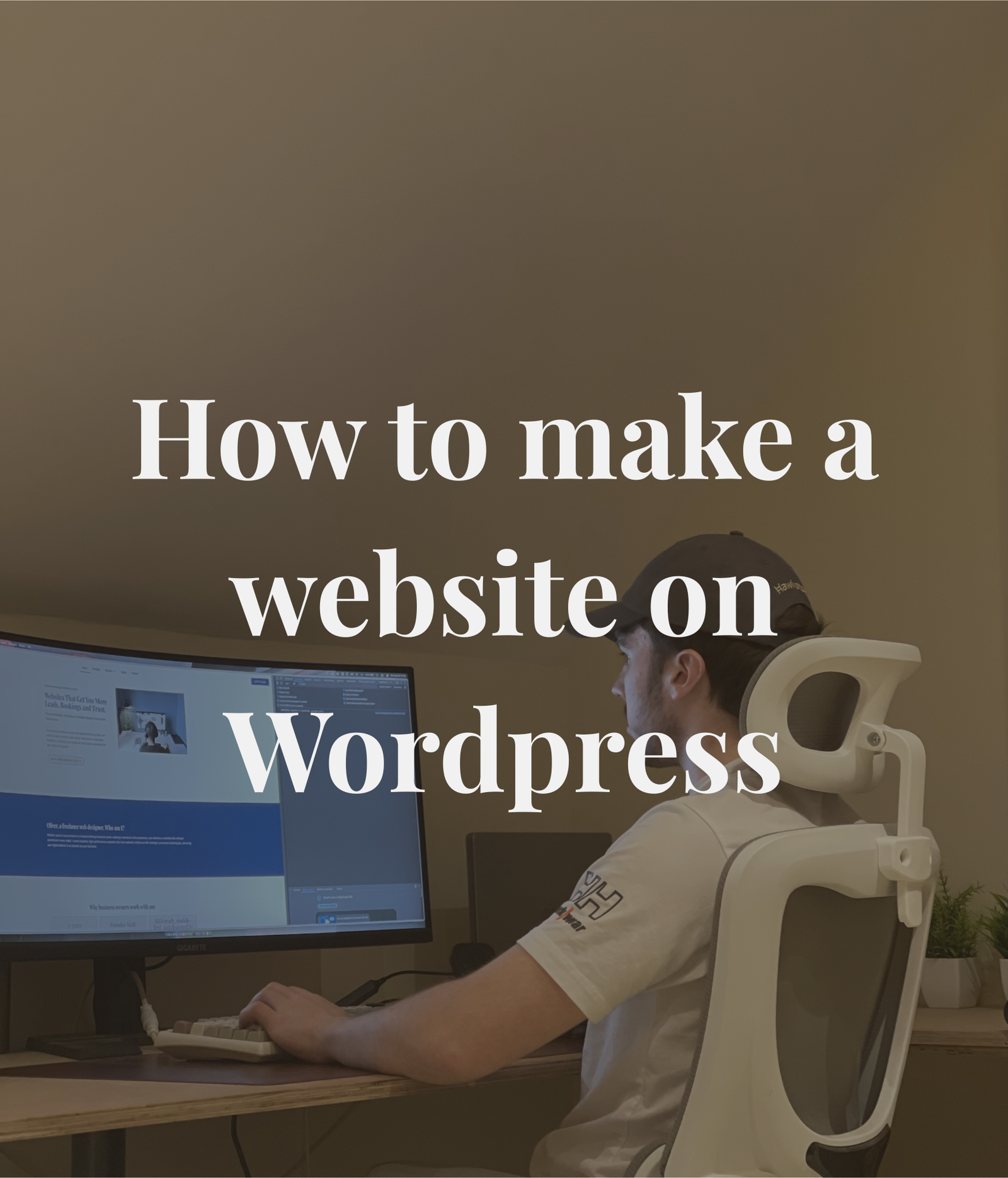 How to make a website on wordpress thumbnail graphic
