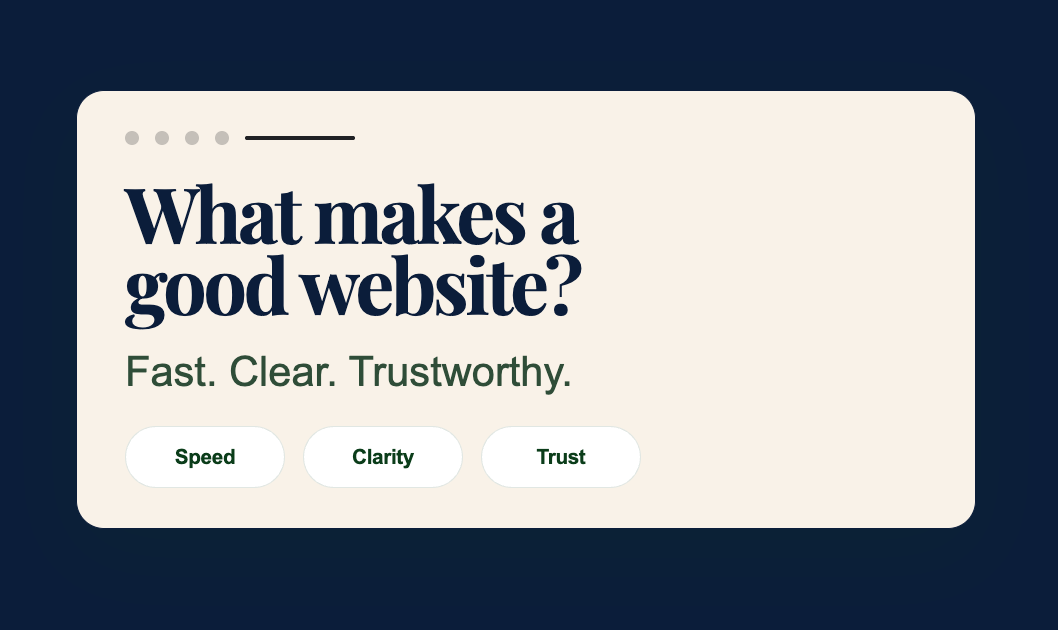 What makes a good website infographic