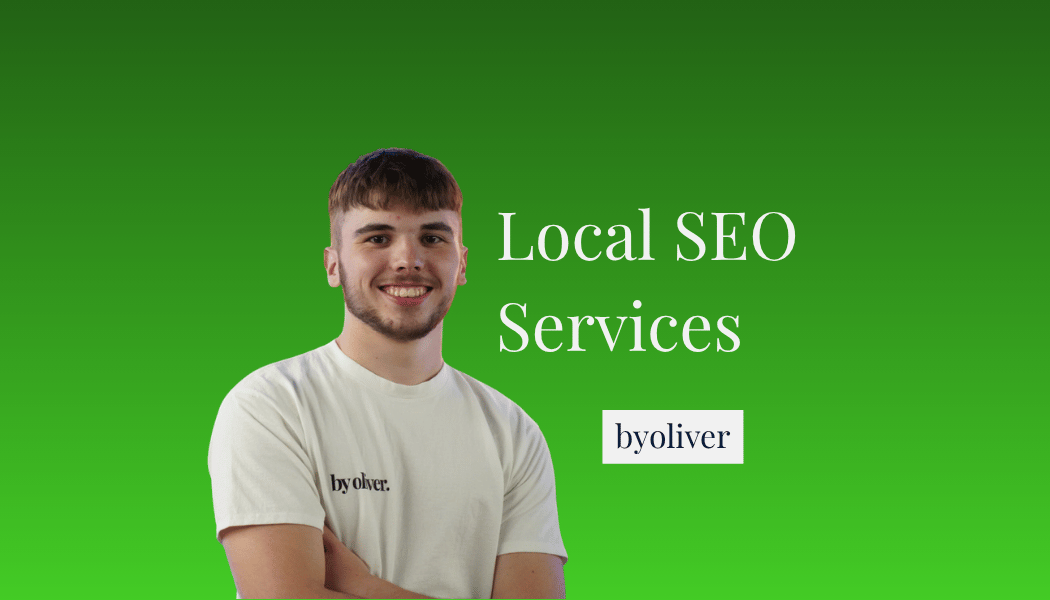 Local SEO Services text next to a picture of Oliver