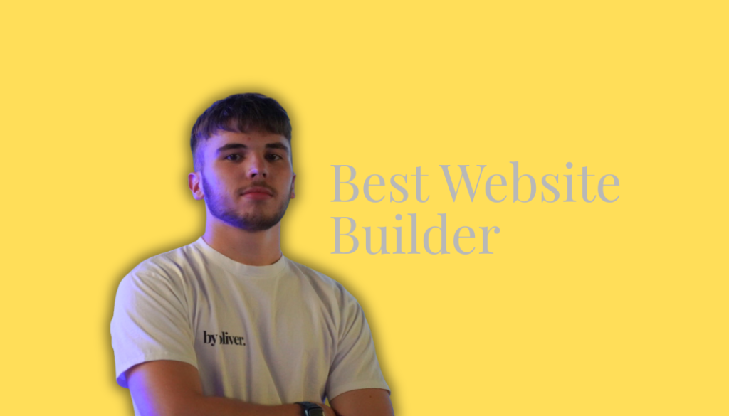 website builder best text next to a picture of oliver