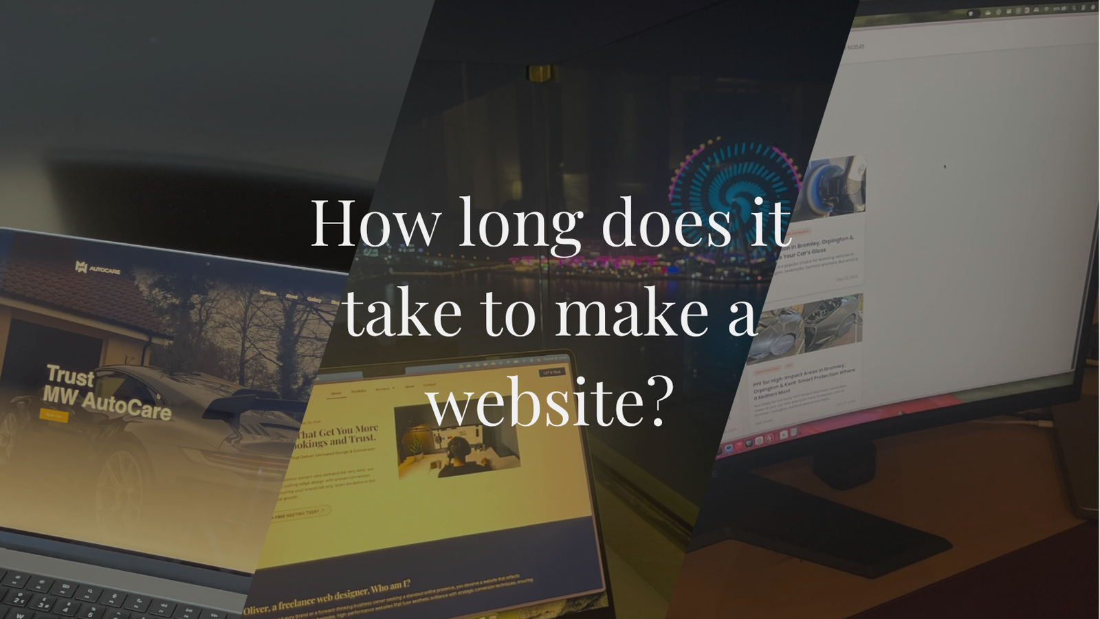 How long does it take to make a website infographic