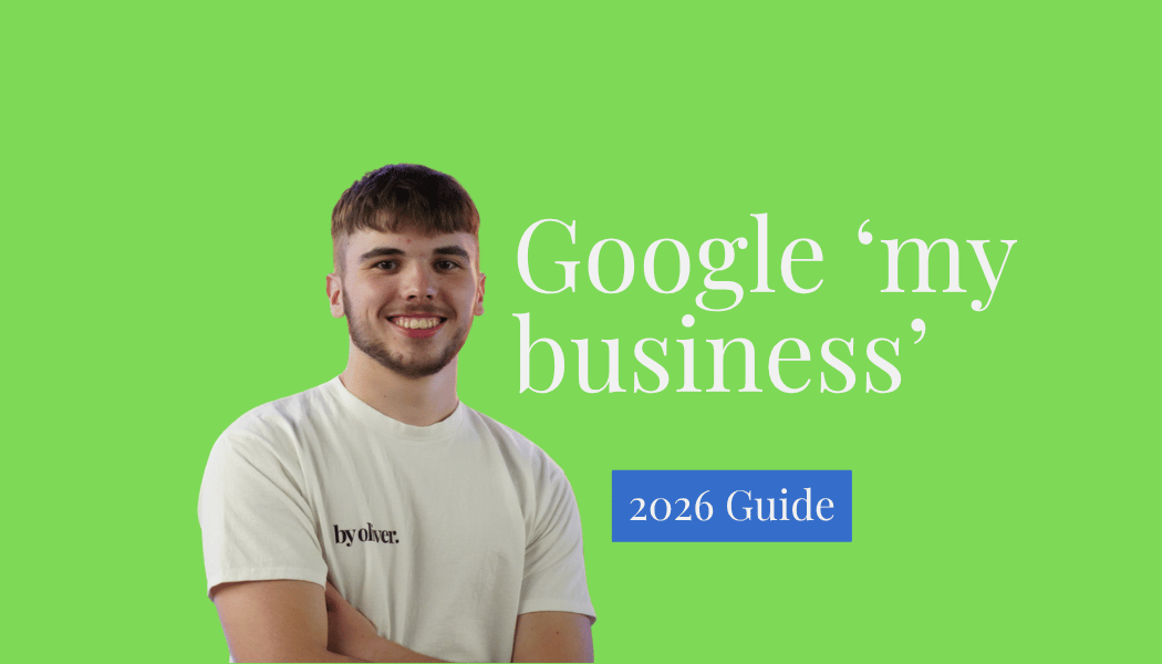 google my business text next to a picture of Oliver